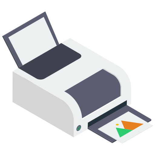 printer Generic Isometric icoon
