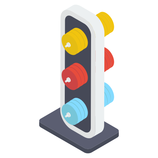Traffic lights Generic Isometric icon