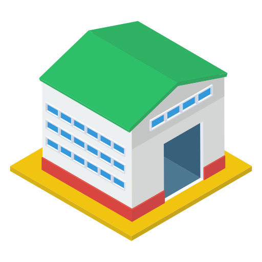 Data warehouse Generic Isometric icon