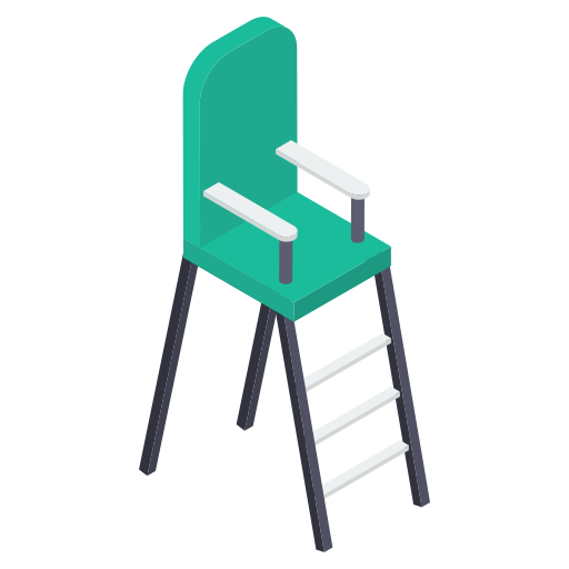 Judge chair Generic Isometric icon