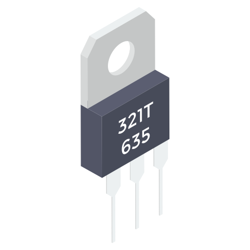 transistor Generic Isometric icoon
