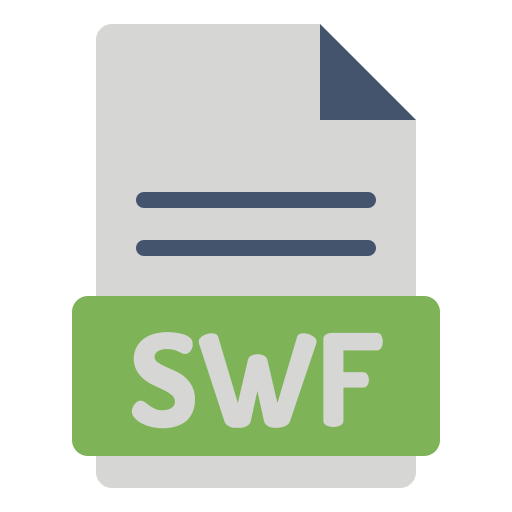 swf 파일 Generic Flat icon