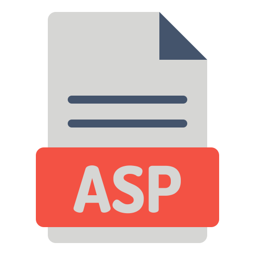 archivo aspx Generic Flat icono