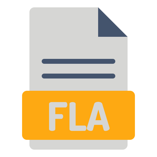 fichier fla Generic Flat Icône