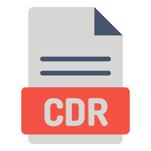 cdr-bestand Generic Flat icoon