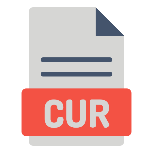cur-bestand Generic Flat icoon