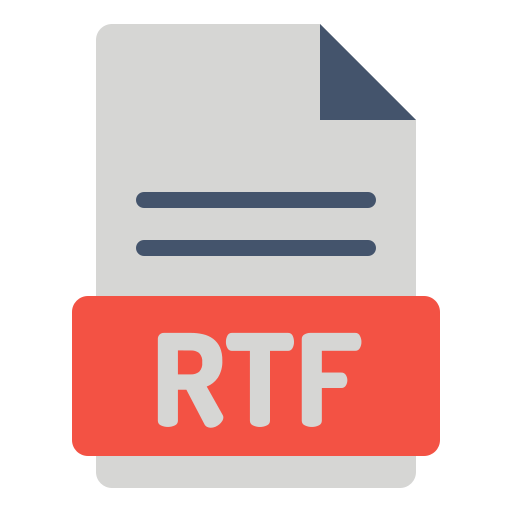 rtf 파일 Generic Flat icon