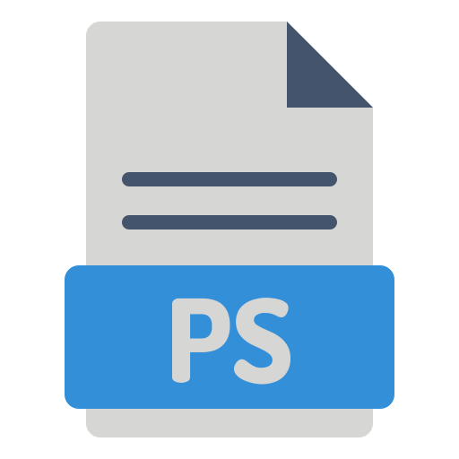 Ps file Generic Flat icon