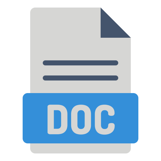 doc-bestand Generic Flat icoon