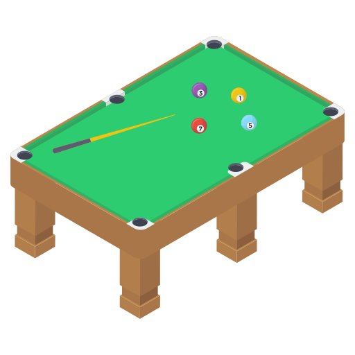Pool table Generic Isometric icon