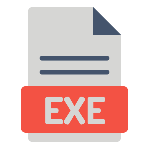 Exe file format Generic Flat icon