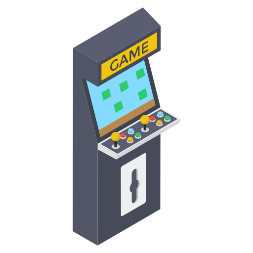 máquina de arcade Generic Isometric icono