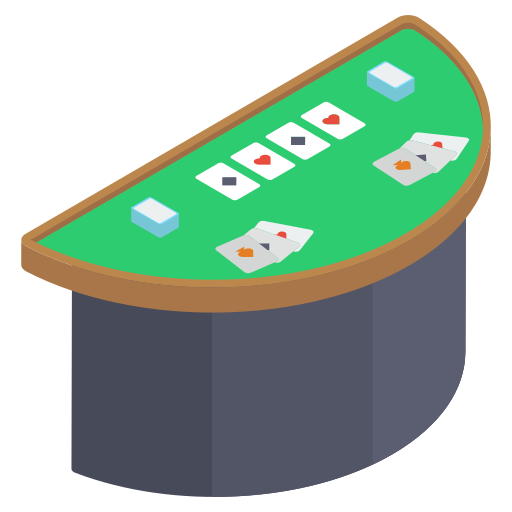 Poker table Generic Isometric icon