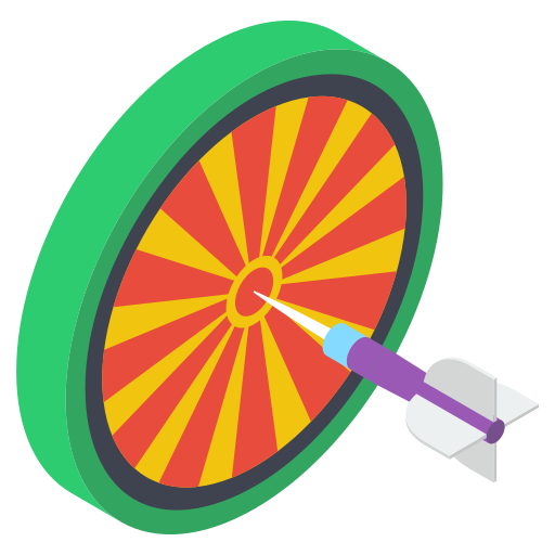 Archery board Generic Isometric icon