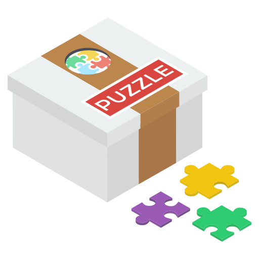 puzzel Generic Isometric icoon