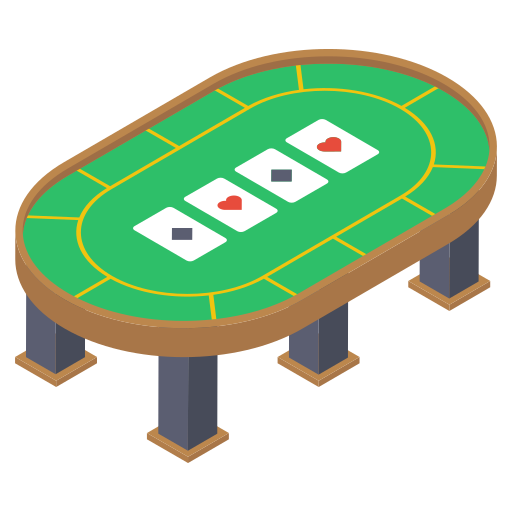 Poker table Generic Isometric icon