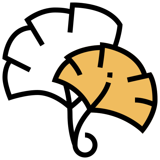 ginkgo Meticulous Yellow shadow ikona