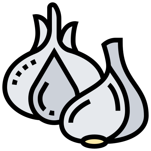 Garlic Meticulous Lineal Color icon