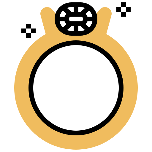 Ring Meticulous Yellow shadow icon
