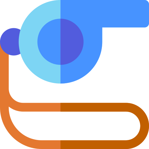 sifflet Basic Rounded Flat Icône