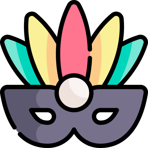 マスク Kawaii Lineal color icon