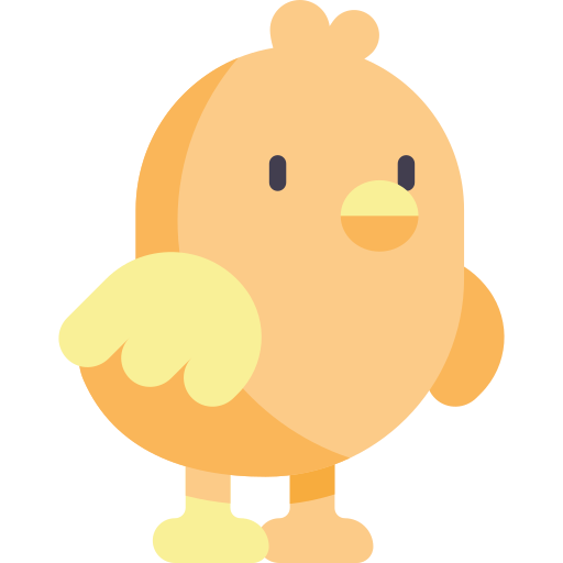 Chick Kawaii Flat icon