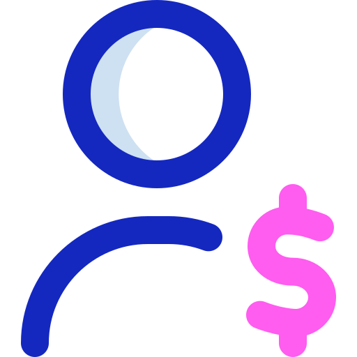 un salaire Super Basic Orbit Color Icône