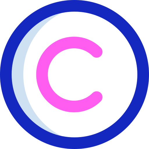 auteursrechten Super Basic Orbit Color icoon