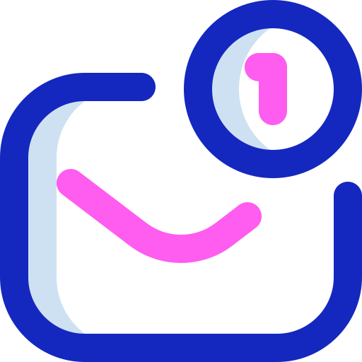 mensaje entrante Super Basic Orbit Color icono