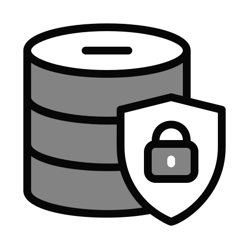 Data protection Generic Grey icon