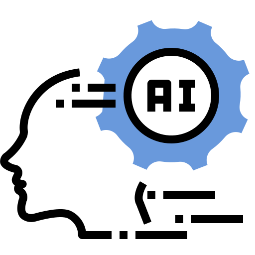 inteligencia artificial Winnievizence Blue icono