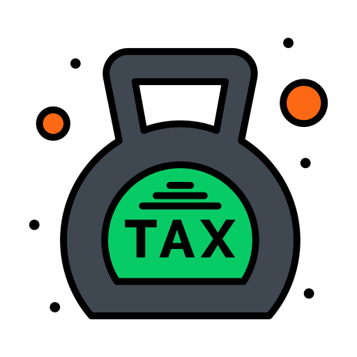 Taxes Flatart Icons Lineal Color icon