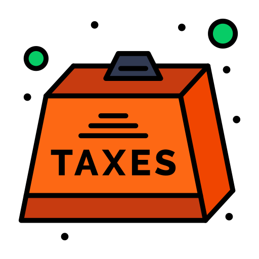 Taxes Flatart Icons Lineal Color icon