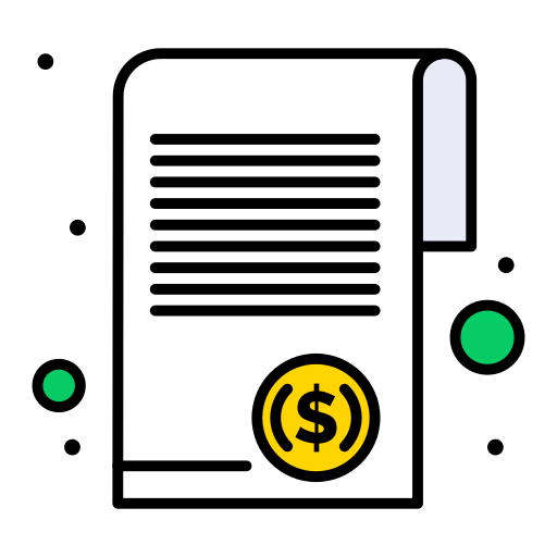 Document Flatart Icons Lineal Color icon