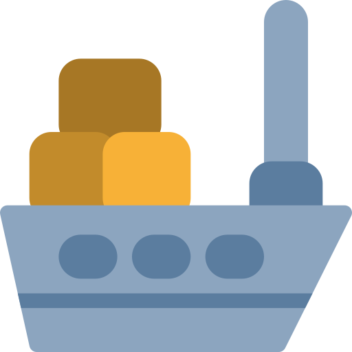 statek towarowy Generic Flat ikona