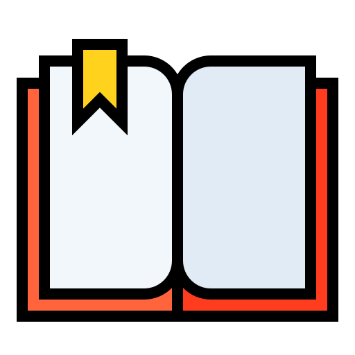 libro abierto Generic Outline Color icono