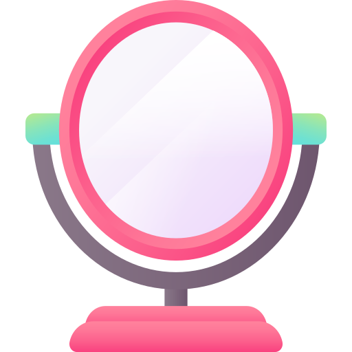 espejo 3D Color icono