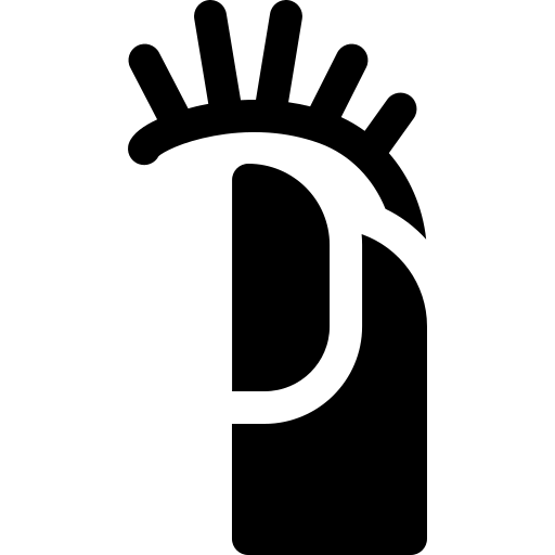 cils Basic Rounded Filled Icône