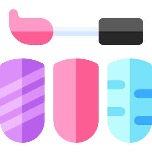 Nail polish Basic Rounded Flat icon