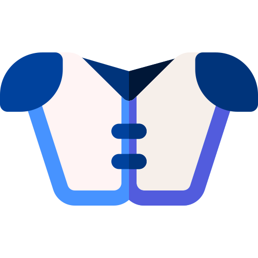 Shoulder pads Basic Rounded Flat icon
