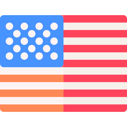 США Basic Rounded Flat иконка