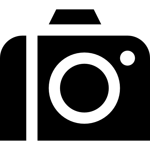 aparat fotograficzny Basic Straight Filled ikona