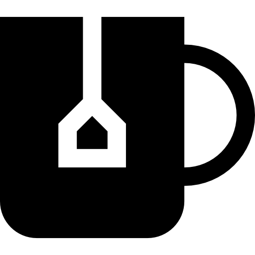 tazza da tè Basic Straight Filled icona