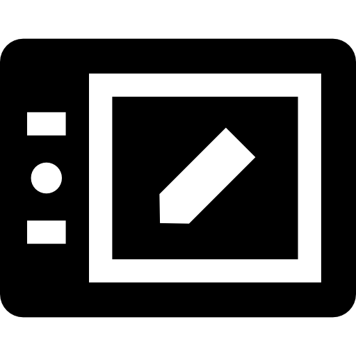 Tablet Basic Straight Filled icon