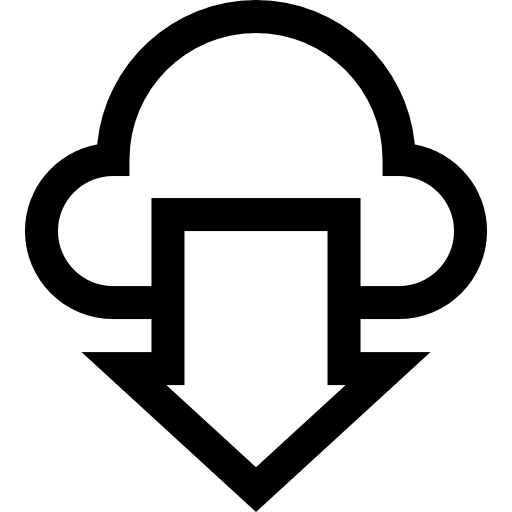 téléchargement cloud Basic Straight Lineal Icône