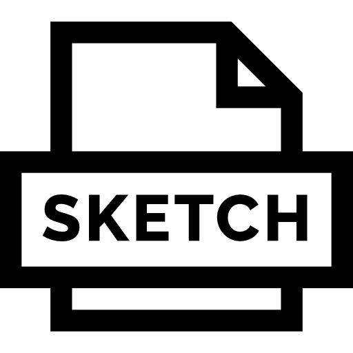 Sketch Basic Straight Lineal icon
