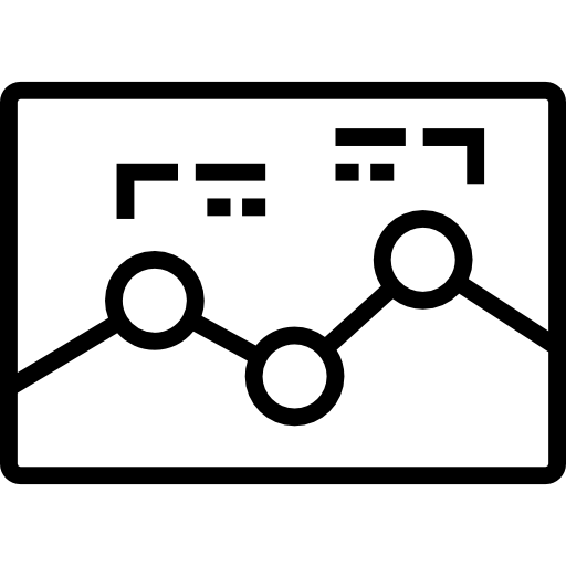 Диаграмма Detailed Straight Lineal иконка