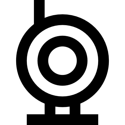 ウェブカメラ Basic Straight Lineal icon