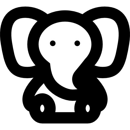 elefant Basic Straight Lineal icon