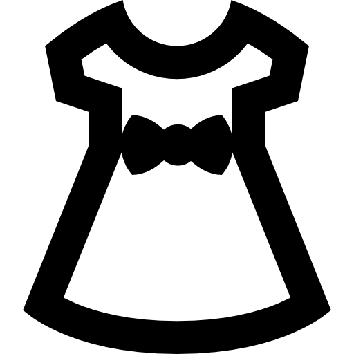드레스 Basic Straight Lineal icon